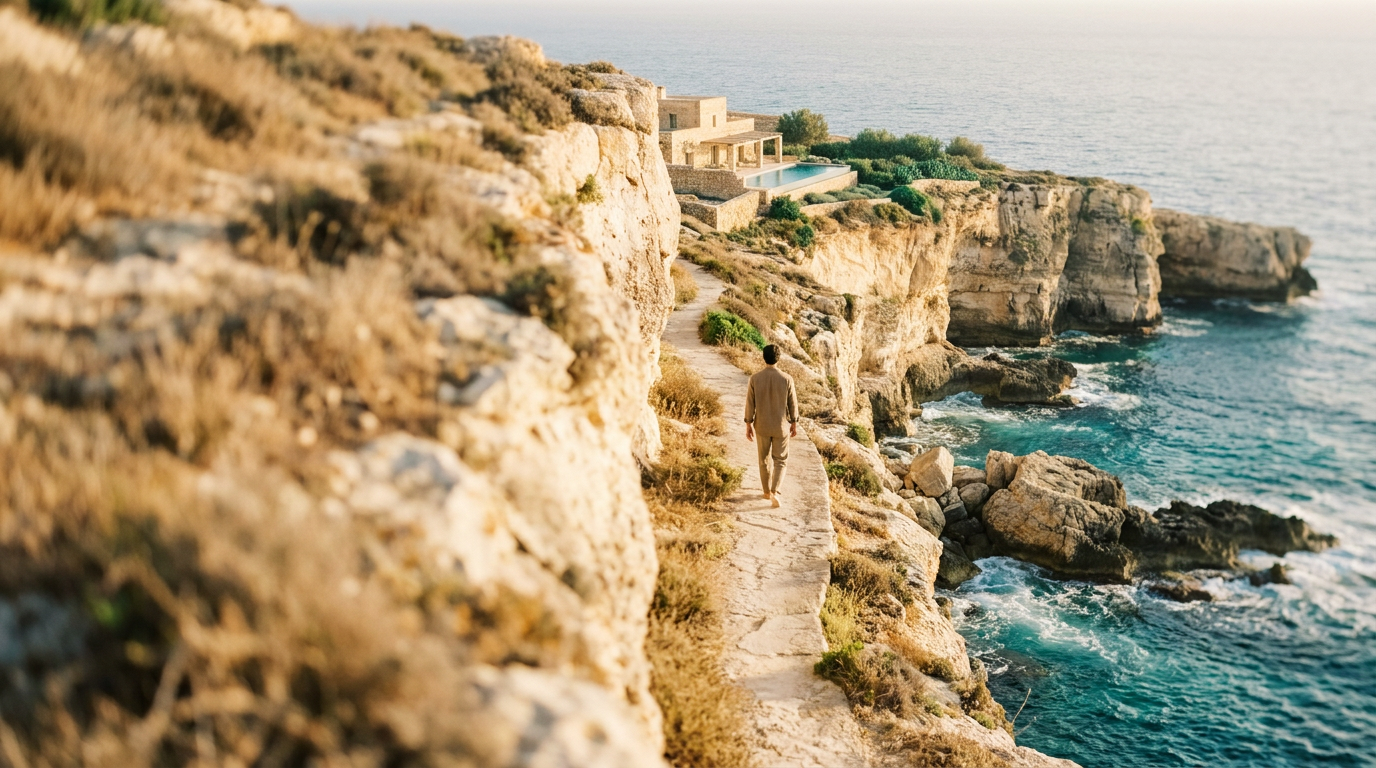 Private Coastal Walks in Gozo Malta: Secret Trails and Secluded Cliffs — Grand Homes Gozo hero image