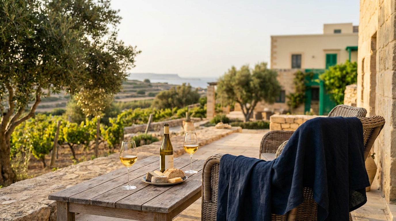 Gozo Wineries and Wine Tasting Tours: The Ultimate Luxury Guide to Island Viticulture — Grand Homes Gozo hero image